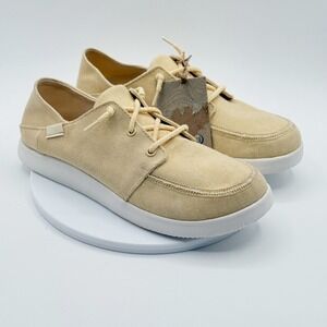 Chaco Chillos Canvas Sneakers Size 8 Womes Beige NEW